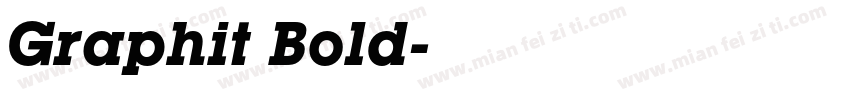 Graphit Bold字体转换